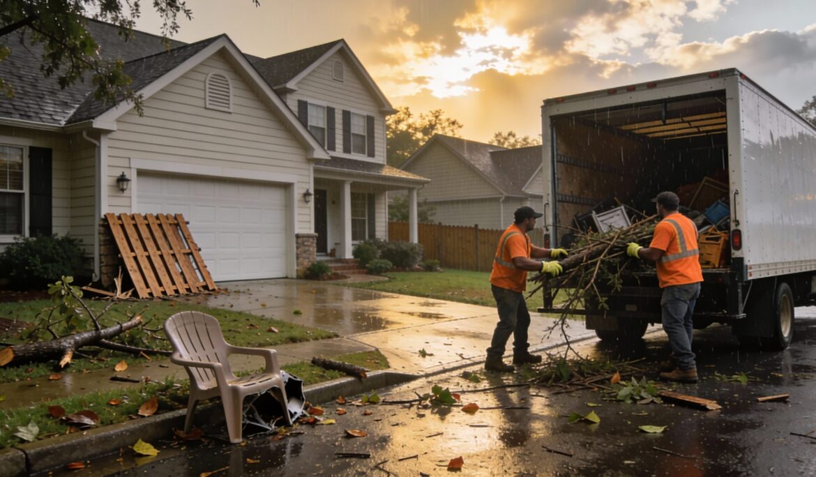 Storm Debris Response Junk Removal Alpharetta, GA After Summer Thunderstorms